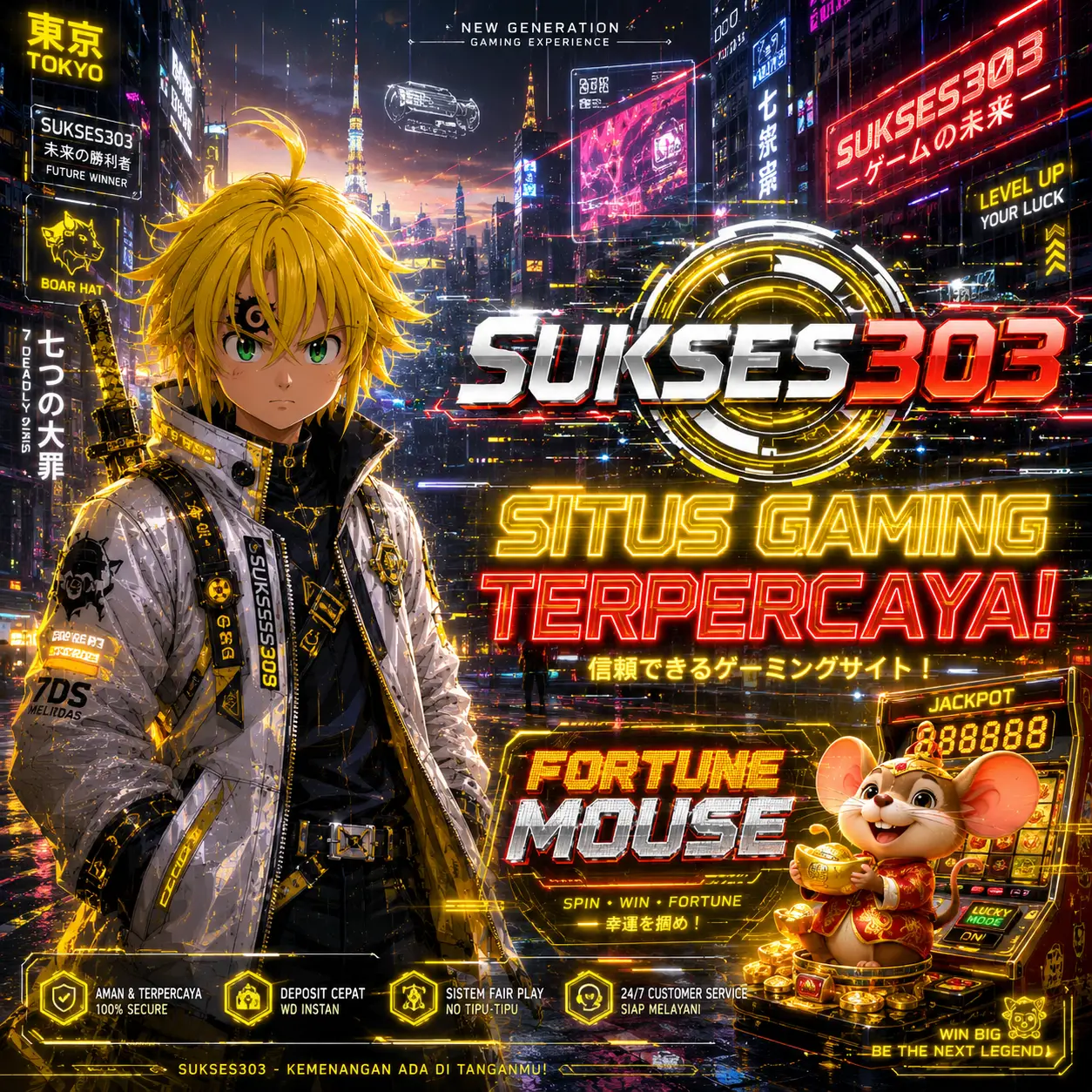 SUKSES303 : Legalitas Slot Gacor Maxwin & Agen Situs Slot Dana Terbaik